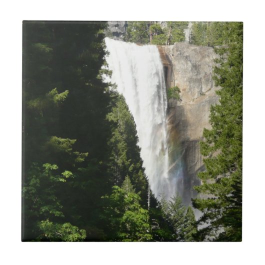 Vernal Falls II. im Yosemite-Nationalpark Fliese (Vorderseite)