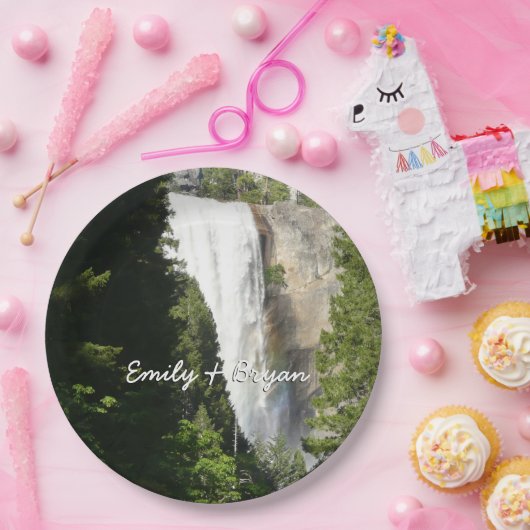 Vernal Falls II. im Yosemite-Nationalpark Pappteller (Party)