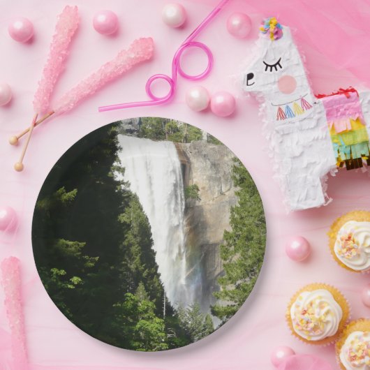 Vernal Falls II. im Yosemite-Nationalpark Pappteller (Party)