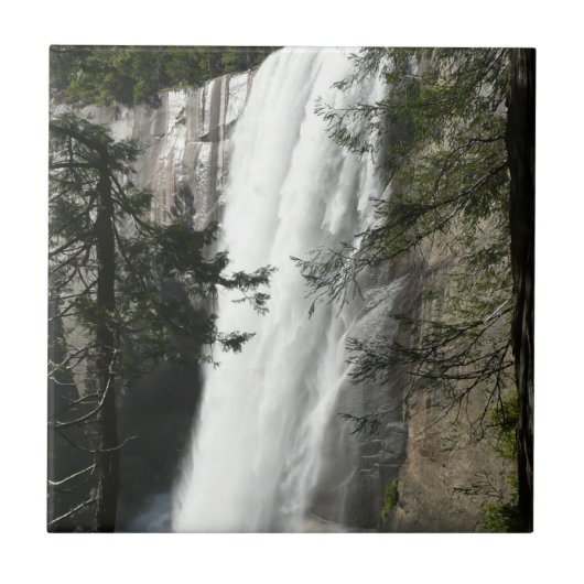 Vernal Falls III: Yosemite National Park Fliese (Vorderseite)