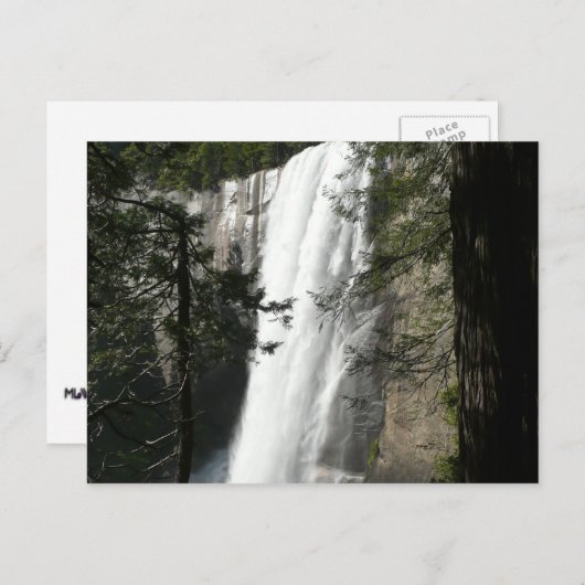 Vernal Falls III: Yosemite National Park Postkarte (Vorne/Hinten)