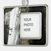 Vernal Falls III: Yosemite National Park Rahmen-Ornament Silber (Links)
