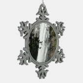 Vernal Falls III: Yosemite National Park Schneeflocken Zinn-Ornament (Links)