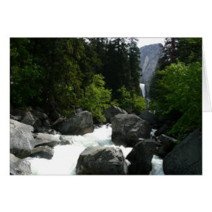 Vernal Falls in der Ferne in Yosemite
