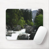 Vernal Falls in der Ferne von Yosemite Mousepad (Mit Mouse)