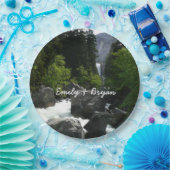 Vernal Falls in der Ferne von Yosemite Pappteller (Party)