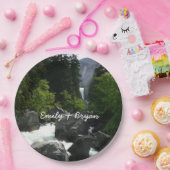 Vernal Falls in der Ferne von Yosemite Pappteller (Party)