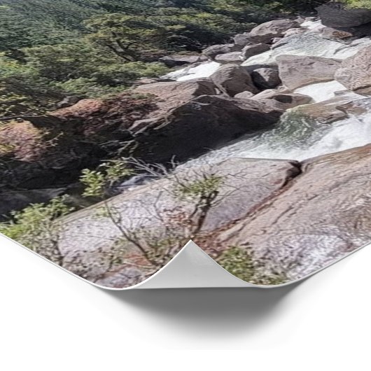 Vernal Falls Poster (Ecke)