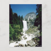 Vernal Falls Postkarte (Vorderseite)