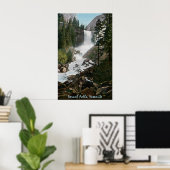 Vernal Falls Vintag Yosemite Poster (Heimbüro)