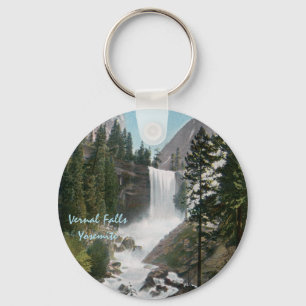 Vernal Falls Vintage Yosemite Schlüsselanhänger