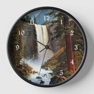Vernal Falls von Albert Bierstadt, Uhr