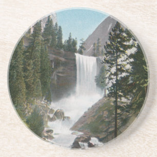Vernal Falls, Yosemite Vintager Untersetzer