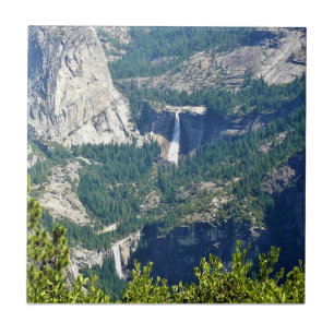 Vernal & Nevada Falls from Glacier Point, CA Fliese