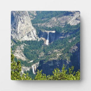 Vernal & Nevada Falls from Glacier Point, CA Fotoplatte