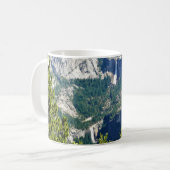 Vernal & Nevada Falls from Glacier Point, CA Kaffeetasse (Vorderseite Links)