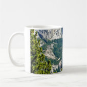 Vernal & Nevada Falls from Glacier Point, CA Kaffeetasse (Links)