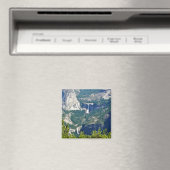 Vernal & Nevada Falls from Glacier Point, CA Magnet (In Situ (Geschirrspüler))