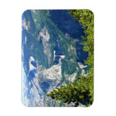 Vernal & Nevada Falls from Glacier Point, CA Magnet (Vertikal)