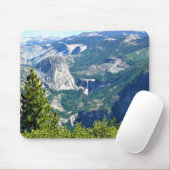 Vernal & Nevada Falls from Glacier Point, CA Mousepad (Mit Mouse)