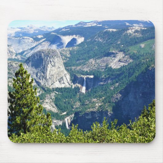 Vernal & Nevada Falls from Glacier Point, CA Mousepad (Vorne)