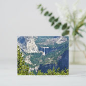 Vernal & Nevada Falls from Glacier Point, CA Postc Postkarte (Stehend Vorderseite)