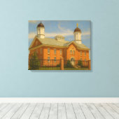 Vernal Utah Temple Painting™ LDS Wall Art Leinwand (Insitu (Holzboden))