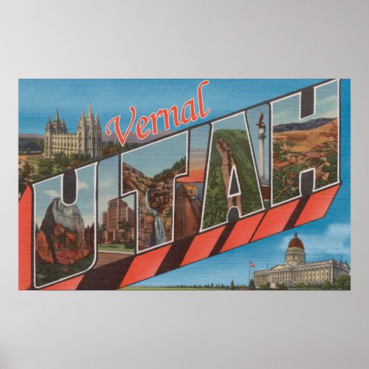 Vernal, UtahLarge Letter ScenesVernal, ABER Poster (Vorne)