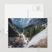 Vernall Fall and Mist Trail Postkarte (Vorne/Hinten)