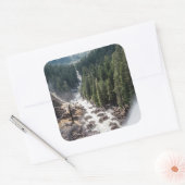Vernall Fall and Mist Trail Quadratischer Aufkleber (Umschlag)