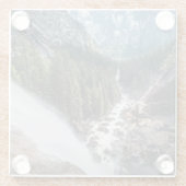 Vernall Fall und Nebel-Spur Glasuntersetzer (Rückseite)