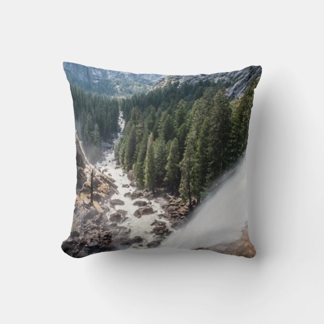 Vernall Fall und Nebel-Spur Kissen (Vorderseite)