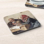 Vernarrte Erinnerungen (Öl auf Leinwand) Getränkeuntersetzer (Linke Seite)