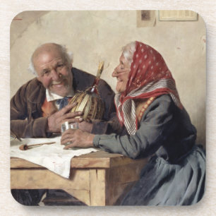 Vernarrte Erinnerungen (Öl auf Leinwand) Getränkeuntersetzer