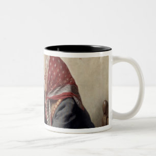 Vernarrte Erinnerungen (Öl auf Leinwand) Zweifarbige Tasse