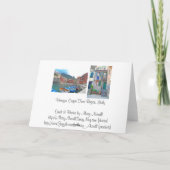 Vernaza Grußkarte Karte (Rückseite)