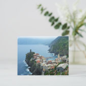 Vernazza Cinqua Terra Postkarte (Stehend Vorderseite)