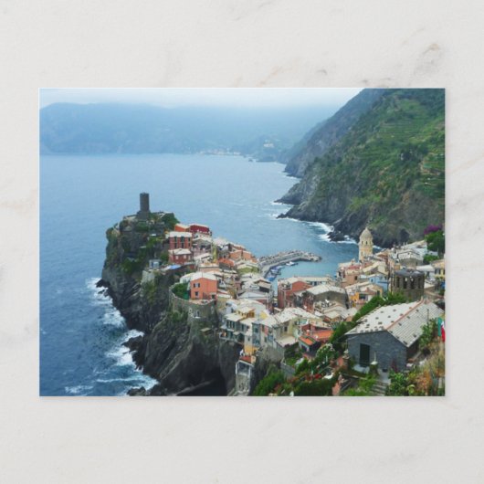 Vernazza Cinqua Terra Postkarte (Vorderseite)