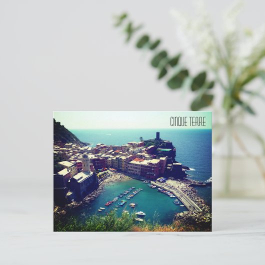 Vernazza cinque terra postcard postkarte (Stehend Vorderseite)