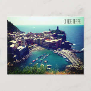 Vernazza cinque terra postcard postkarte