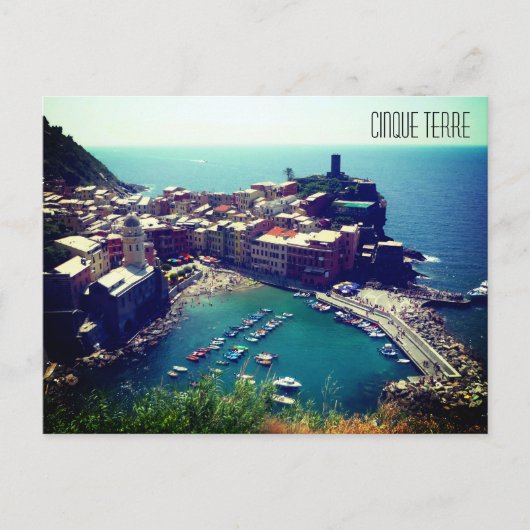 Vernazza cinque terra postcard postkarte (Vorderseite)