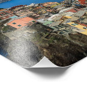 Vernazza, Cinque Terre, Italien - Foto Print (Ecke)