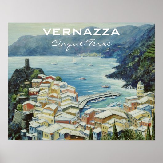 Vernazza Cinque Terre Italien Poster (Vorne)