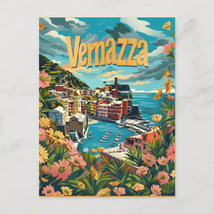 Vernazza Cinque Terre Italien Postkarte