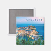 Vernazza Cinque Terre La Spezia Italien Panorama Magnet (Vorderseite/Rückseite)