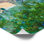 Vernazza Cinque Terre La Spezia Italien Panorama Poster (Ecke)