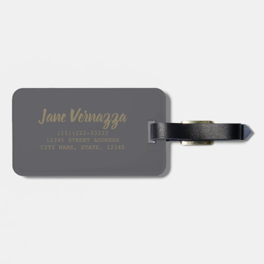 Vernazza Cinque Terre Ligurien Ein perfektes Woche Gepäckanhänger (Rückseite horizontal)