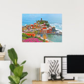 VERNAZZA - Cinque Terre - Panorama - Ligurien - Poster (Heimbüro)