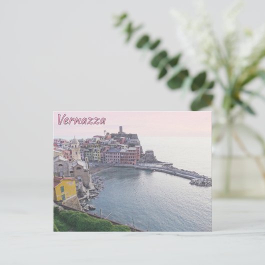 Vernazza, Cinque Terre.Postcard Postkarte (Stehend Vorderseite)