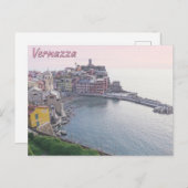 Vernazza, Cinque Terre.Postcard Postkarte (Vorne/Hinten)
